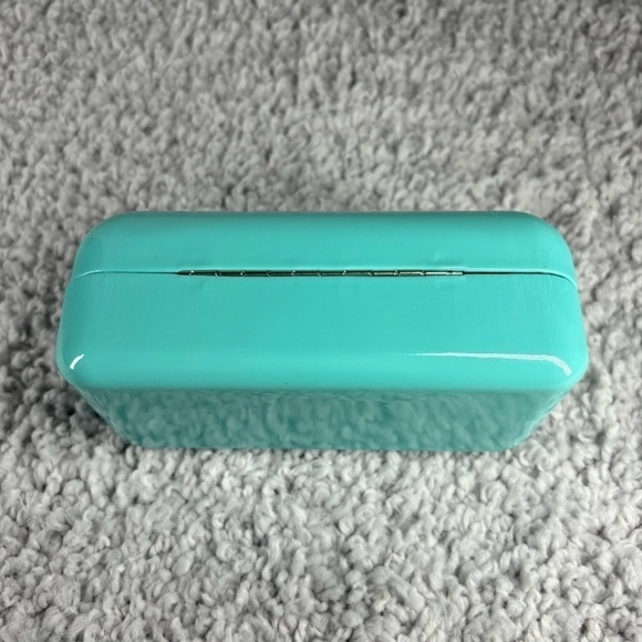 Tiffany & Co. Case Glasses Sunglasses 1837 Blue Protective Case Glass Wipe Lense - Picture 4 of 5